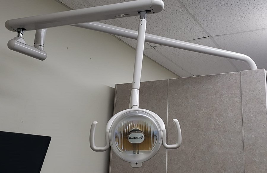 Dental EZ Lumina Dental Cabinet Mount Light - Halogen - Image 2