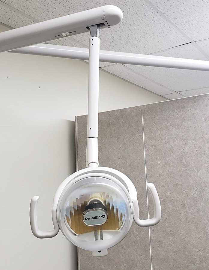 Dental EZ Lumina Dental Cabinet Mount Light - Halogen - Image 4