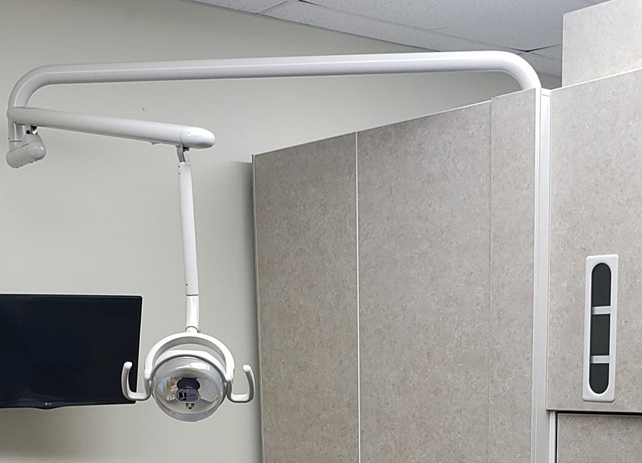 Dental EZ Lumina Dental Cabinet Mount Light - Halogen - Image 3