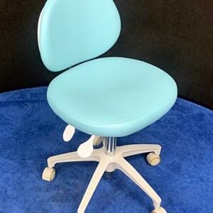 ADEC 1601 (White) Dental Doctor Stool - Ultraleather Upholstery