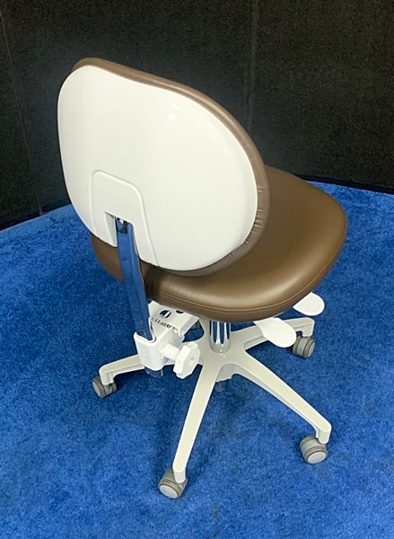 ADEC 1601 (White) Dental Doctor Stool - Ultraleather Upholstery - Image 4
