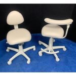 Midmark Dental Stool Set - (Doctor 153811) (Assistant 153812) - New Ultraleather Upholstery