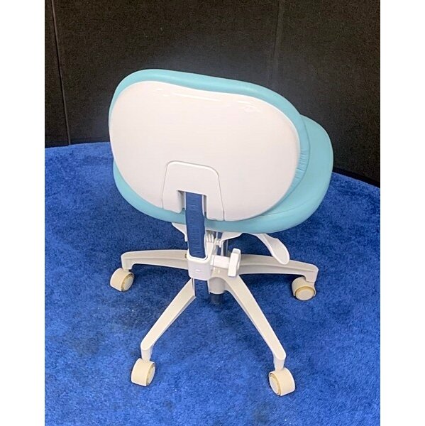 ADEC 1601 (White) Dental Doctor Stool - Ultraleather Upholstery - Image 3