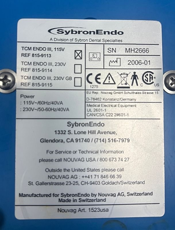 Sybron TCM Endo III Root Canal System - Image 4