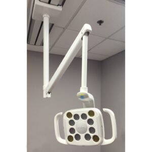 ADEC 577L LED Track Mount Dental Examination Light w/ Cure Mode (9' Ceiling Height)