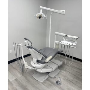 ADEC 411 Dental Operatory Chair w/ Adec 332 Delivery, 351 Assistant, 371 Light - New Ultraleather Upholstery