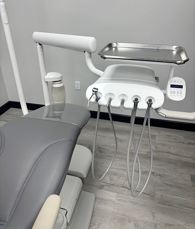 ADEC 411 Dental Operatory Chair w/ Adec 332 Delivery, 351 Assistant, 371 Light - New Ultraleather Upholstery - Image 12