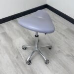 Dental Saddle Style Stool (Light Purple Vinyl)