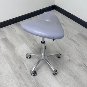Dental Saddle Style Stool (Light Purple Vinyl)