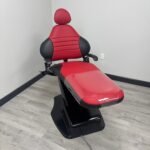 Forest 3900 Dental Patient Chair - Red & Black Ultraleather Upholstery